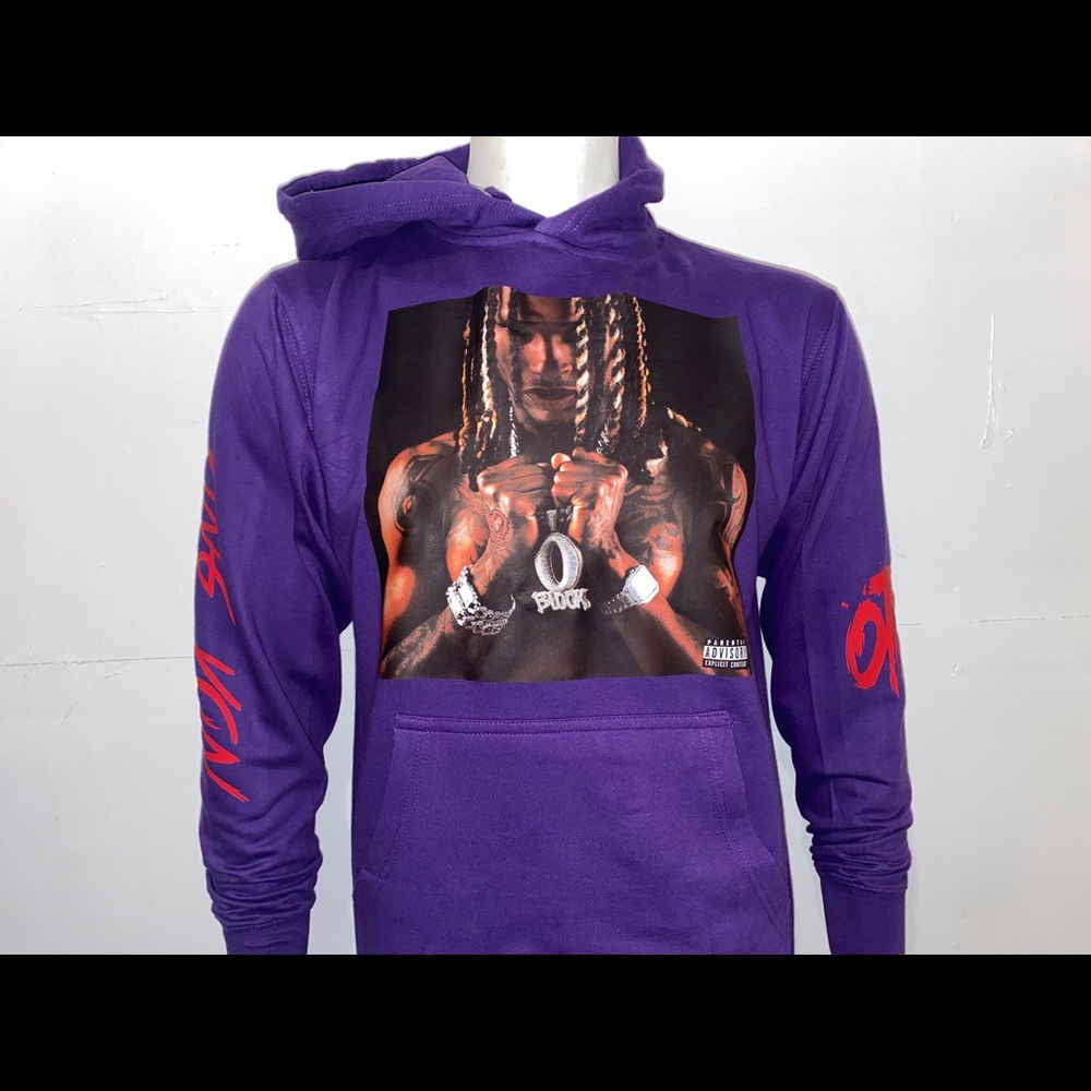 King Von Welcome to The O Purple Hoodie Unisex New - Picture 5 of 6